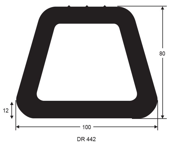 AMBASSADOR DOCKING RUBBER 100 X 80 